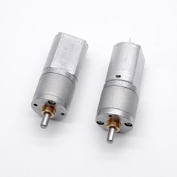 20Pcs Φ20mm 6V/12V Brushed Spur Gear Motor GM20-130SH with Reduction Ratio 29~488 Spur Gearbox