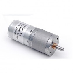 20Pcs Φ25mm 12V/24V Brushed PMDC Gearmotor GM25-TEC2430 with Spur Gearbox Ratio 4~499 0.2-5kg.cm