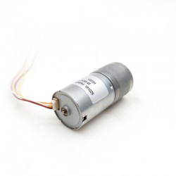 20Pcs Φ25mm 12V/24V Brushed PMDC Gearmotor GM25-TEC2430 with Spur Gearbox Ratio 4~499 0.2-5kg.cm