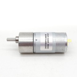 20Pcs Φ37mm 12V/24V Brushed PMDC Gearmotor GM37-555 with Reduction Ratio 6~810 Spur Gearbox