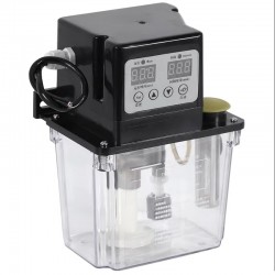 220V 1L/ 2L CNC Electromagnetic Lubrication Pump Automatic Lubricating Oil Pump without Pressure Gauge