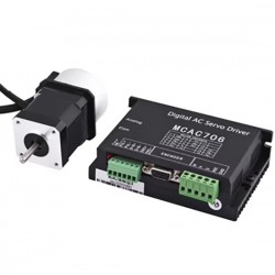 24V 64W Nema 17 42mm DC Servo Motor & Driver Kit 3.13A 0.2N.m 3000RPM with 1000 Lines Encoder