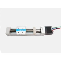 2Pcs FSK30J Motorized Linear Slides Actuator, Screw Driven Linear Actuator 50-300mm with Nema 14 Stepper Motor