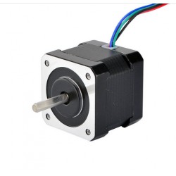 3 PCS Nema 17 Bipolar Stepper Motor 3-17HS16-2004S1 45Ncm 2A 4 Wires with 1m Cable & Connector