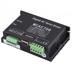 36V 180W Φ57mm DC Servo Motor & Driver Kit 57JSF1830P+MACA706 0.6N.m 3400RPM for Inkjet Printers