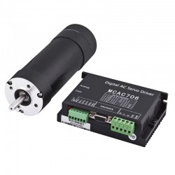 36V 180W Φ57mm DC Servo Motor & Driver Kit 57JSF1830P+MACA706 0.6N.m 3400RPM for Inkjet Printers