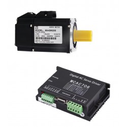 36V 200W 60mm DC Servo Motor & Driver Kit 60ASM200+MCAC706 7.6A 0.63N.m 3000RPM with 2500 Lines Encoder