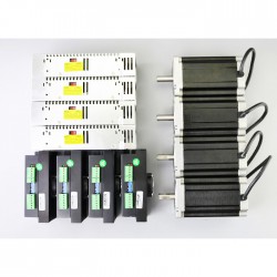 4 Axis CNC Stepper Motor Kit 4-MA860H-34HS59 with Nema 34 Stepper Motor 13.0Nm with Driver & Power Supply