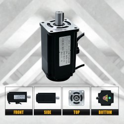 400W/600W/750W/1000W AC Servo Motor & Driver Kit 1.27Nm-3.8Nm 110V / 220V For CNC And PLC Systems