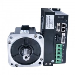 48V 1.5kW 130mm DC Servo Motor Kit 130ASM1500-2500C+MCAC8A0 48V 4.78Nm 37A 3000RPM with MCAC8A0 Servo Driver