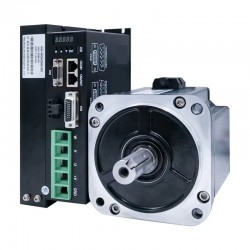 48V 1.5kW 130mm DC Servo Motor Kit 130ASM1500-2500C+MCAC8A0 48V 4.78Nm 37A 3000RPM with MCAC8A0 Servo Driver