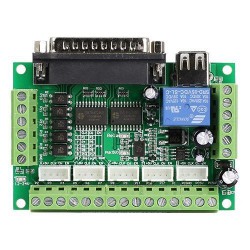 5 Axis CNC Breakout Board ST-V2 12V-24V (Supports MACH3, KCAM4, EMC2)
