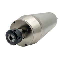 5.5KW VFD Spindle Kit JGD-125-ER32 + H100-5.5 Indc. Water Cooled Spindle Motor + VFD + Water Pump + 13Pcs ER32 Collet + Bracket