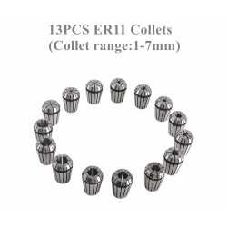 500W 110V/220V Air Cooled Spindle Motor Kit Indc. Power Supply With Speed Governor & 13Pcs ER11 Collet