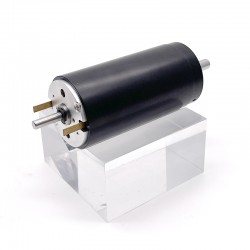 5Pcs 12V/24V Φ40mm Dual Shaft DC Coreless Brushed Motor TDC3571 2000g.cm Shaft 6mm/4mm