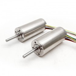 5Pcs 24V/48V Φ30mm Dual Shaft Brushless Coreless DC Motor TBC3067 0.973kg.cm/0.9kg.cm 160W