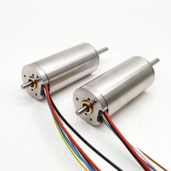 5Pcs 24V/48V Φ30mm Dual Shaft Brushless Coreless DC Motor TBC3067 0.973kg.cm/0.9kg.cm 160W