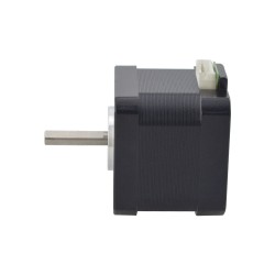 5PCS E Series Nema 17 Bipolar Stepper Motor 5-17HE15-1504S 42Ncm 1.5A 4 Wires with 1m Cable & Connector