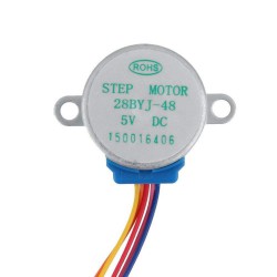 5V 28BJY 48 Stepper Motor 64:1 Reduction 4 Phase 5 Wire 5V Mini DC Gear Motor