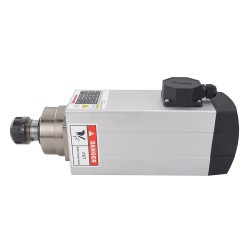 6.0KW Square Air Cooled CNC Spindle Motor GDZ120×103-6.0C4 ER32 Collet 380V 18000RPM 300Hz