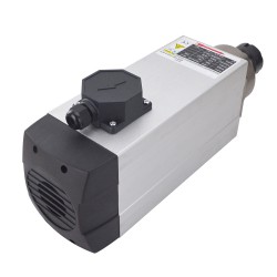 6.0KW Square Air Cooled CNC Spindle Motor GDZ120×103-6.0C4 ER32 Collet 380V 18000RPM 300Hz