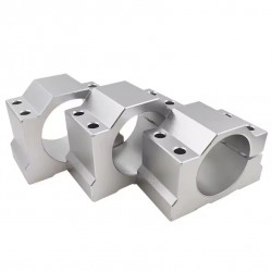 65mm/80mm/100mm/125mm Aluminum Clamp Holder / CNC Spindle Motor Bracket Seat OSP001705