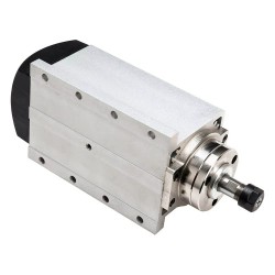 800W VFD Spindle Kit GDZ80X73-0.8 + H100-0.75 Indc. Air Cooled Spindle Motor + Variable Frequency Drive + 13Pcs ER11 Collet