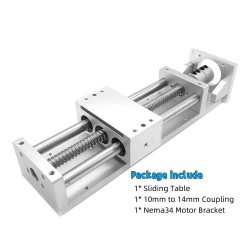 CNC Ballscrew Linear Slide OSP001612 Linear Translation Stage Fit Nema 23/34 Stepper Motor