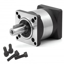 DLF Series Nema 23 Planetary Gearbox Ratio 4:1 - 100:1, Input Shaft 6.35mm/ 8mm