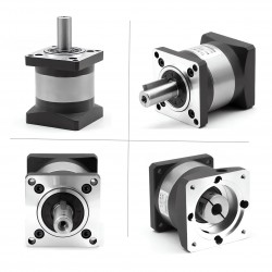 DLF Series Nema 23 Planetary Gearbox Ratio 4:1 - 100:1, Input Shaft 6.35mm/ 8mm