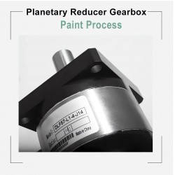 DLF Series Nema 23 Planetary Gearbox Ratio 4:1 - 100:1, Input Shaft 6.35mm/ 8mm