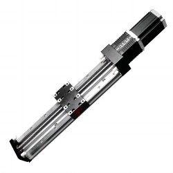 Double Guide Rails Ball Screw Linear Stage Module FSK80 Screw Driven Linear Actuator 100-1000mm with NEMA24 Stepper Motor