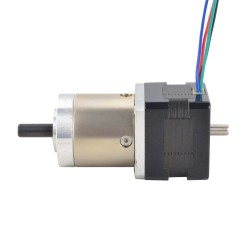 Dual Shaft Nema 14 Gear Stepper Motor 14HS11-1004D-PG19-AR3 1.0A with 19:1 Planetary Gearbox 1.92Nm Output Holding Torque
