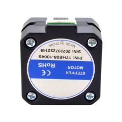 E Series Nema 17 Bipolar Stepper Motor 17HE08-1004S 17Ncm 1.8deg 1A 42×42×23mm 4 Wires