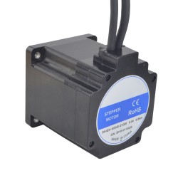 E Series Nema 34 Closed Loop Stepper Motor 34HE31-6004D-E1000 1.8 deg 4.8Nm Encoder 1000CPR