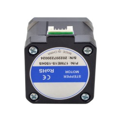 E Series Nema Bipolar 17 Stepper Motor 17ME15-1504S 30Ncm 1.5A 0.9 Deg 42×42×38mm 4 Wires
