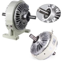 FL-S/A Series Dual Shaft Magnetic Particle Powder Clutch 6/12/25/50Nm 24VDC