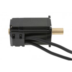 Hollow Shaft Nema 23 Bipolar Stepper Motor OK57DL76EC1-B-NK30 1.89 Nm 4.2A 1.8 Deg Dual Shaft