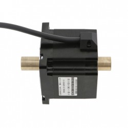 Hollow Shaft Nema 34 Bipolar Stepper Motor OK86DL76-Q30H20-C1 4.5 Nm 6.0A 1.8 Deg Dual Shaft 4 Wires