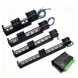 Linear Actuator Controller Kit OSP001602 Mini Motorized Linear Stage with Neme 11 Stepper Motor & TB6600 Drver Kit