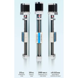 Linear Slide Rail Linear Ball Screw Actuator FSK40J 50-1000mm with Nema 23 Stepper Motor