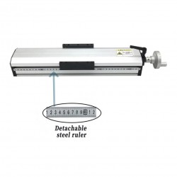 Manual Linear Slides Actuator QMF90 Fully Sealed Manual Ballscrew Slide with Handwheel