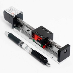 Motorized Linear Slides Actuator FSL30 50-300mm Linear Ball Screw Actuator with Nema 14 Stepper Motor