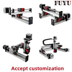 Motorized Linear Slides Actuator FSL40 Linear Slide Rail Linear Ball Screw Actuator 50-1000mm with Nema 23 Stepper Motor