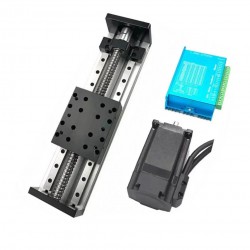 Motorized Linear Slides Actuator OSP001594 Double Guide Ball Screw Linear Actuator Kit with Motor & Driver
