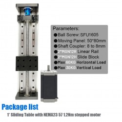 Motorized Linear Slides Actuator OSP001600 CNC Linear Slide Table with Stepper Motor