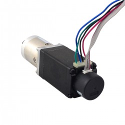 Nema 11 Closed-loop Geared Stepper Motor 11HS20-0674D-PG5-E22-300 300CPR with 15:1 Planetary Gearbox