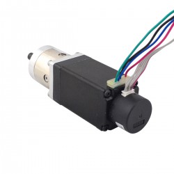 Nema 11 Closed-loop Geared Stepper Motor 11HS20-0674D-PG5-E22-300 300CPR with 5:1 Planetary Gearbox