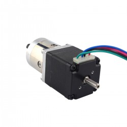 Nema 11 Dual Shaft Geared Stepper Motor 11HS12-0674D2-PG5 (Hollow Rear Shaft) with 5:1 Planetary Gearbox