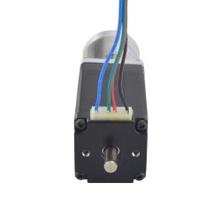 Nema 11 Dual Shaft Geared Stepper Motor 11HS20-0674D-PG14-AR3 with 14:1 Planetary Gearbox (9.5mm Rear Shaft Length)